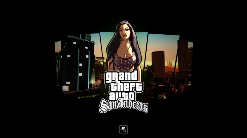 arts culture and entertainment, hairstyle, Rockstar Games, architecture, PlayStation 2, young adult, long hair, 1080P, front view, young women, standing
