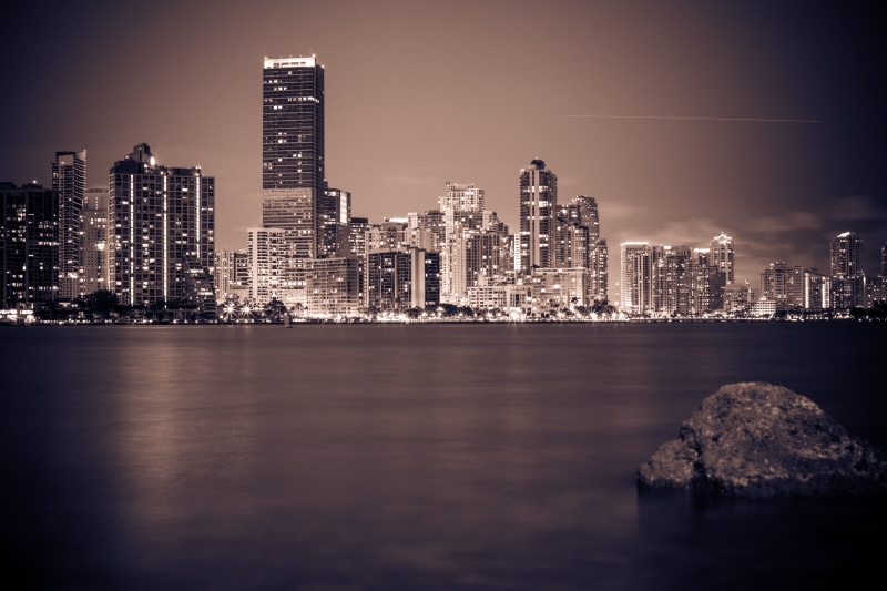 florida, the evening, Miami, lights, vice city, 5K, FL