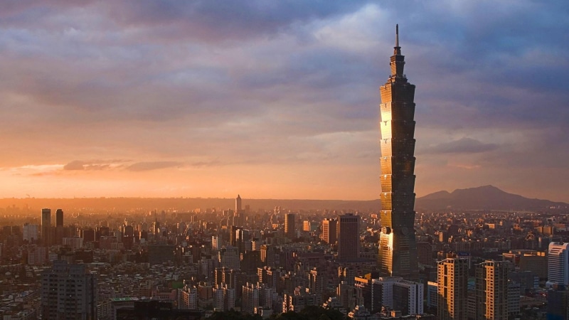 city life, architecture, sky, residential district, travel destinations, tower, Asia, building, cityscape, city, no people, office building exterior, cloud - sky