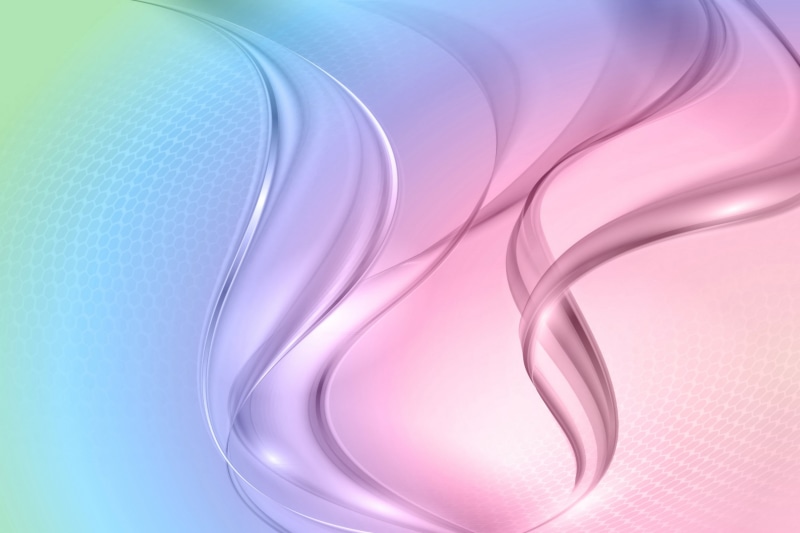 rainbow, waves, 2K, creative, colors, abstract, background