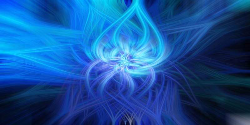 design element, light - natural phenomenon, blue, blue 4k high res, abstract, flowing, bright, illuminated, black background, 4K, design, full frame, close-up