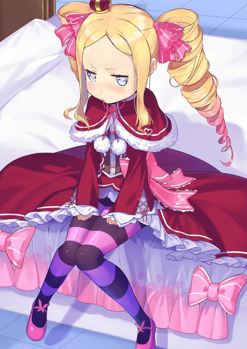 1080P, Re:Zero Kara Hajimeru Isekai Seikatsu, thigh-highs, Beatrice (Re: Zero)