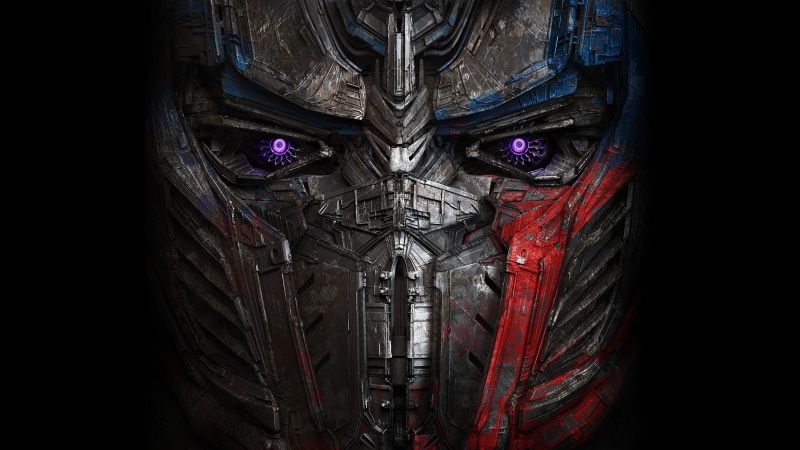 The Last Knight, 8K, dark, grey, Transformers 5, 5K, digital, blue, 4K, face, 2017, background, red, robot, Transformers