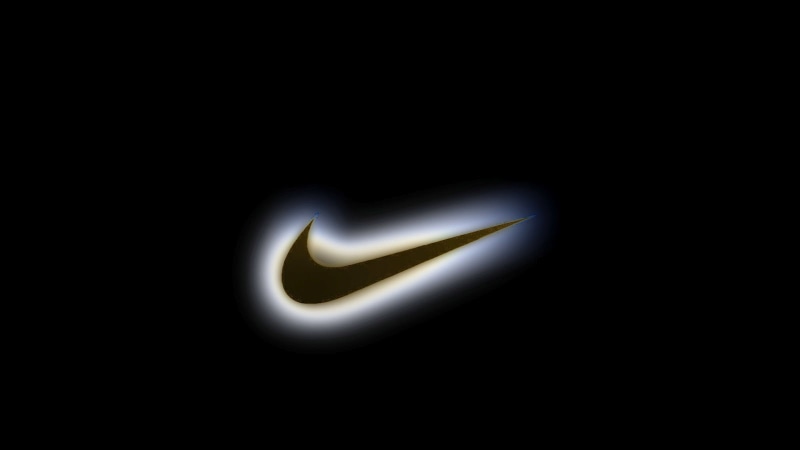famous, 720P, logos, nike, black, famous sports brand, dark, brand, light in black, sports, light