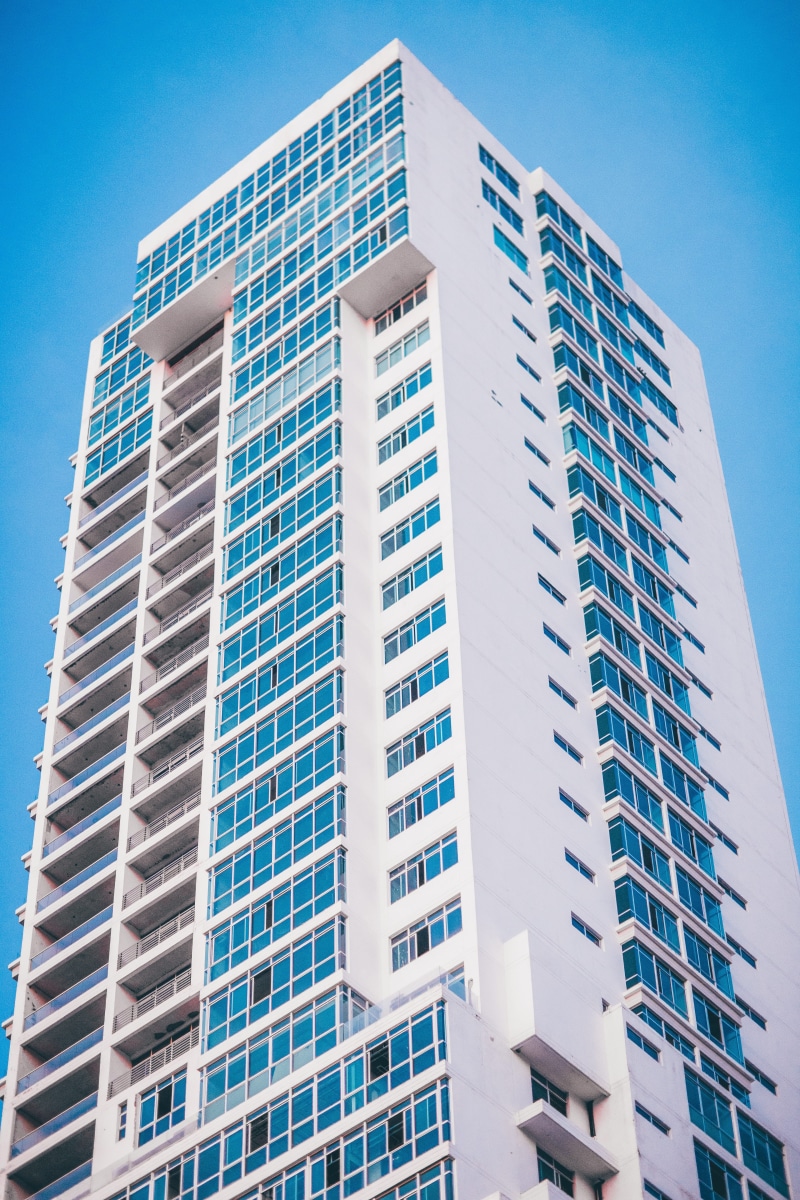 daylight, office, glass windows, perspective, rise, sunlight, facade, glass - material, building exterior, apartment building, urban, downtown, nature