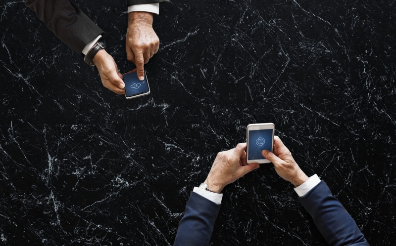 wireless technology, sharing, wireless, technology, smartphones, touch, android, cellular telephone, phones, communication, senior adult, white, network