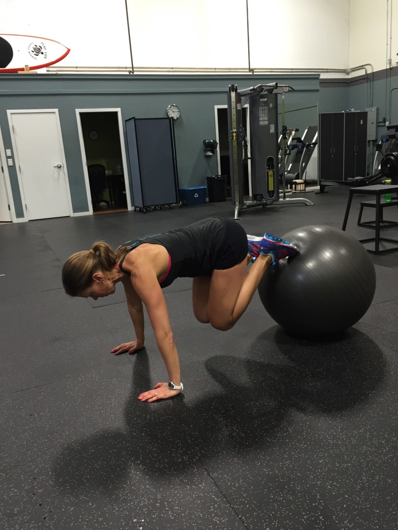 body conscious, young, wearing, clothing, girl, ball, picking Up, exercise, exercising, black, health Club, using, athletic, abdominal, caucasian Ethnicity