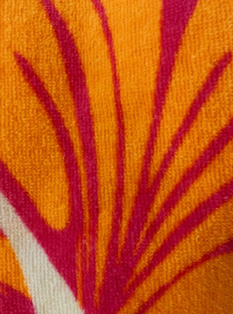 towel, colorful, soft, art and craft, textured effect, vibrant color, flower, terry cloth, softness, background backdrop, orange color, textured, no people