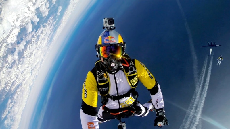 face, winter sport, day, black, rear view, 1080P, adventure, Mont Blanc, full, cloud - sky, mountain, yellow, water, Soul Flyers, outdoors, snow, clothing