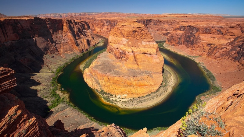 tourism, beauty in nature, horseshoe, arizona, travel, tranquil scene, travel destinations, bend, sandstone, remote, outdoors, environment, landscape, 1080P