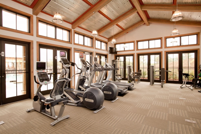 activity, ceiling, indoors, empty, exercising, equipment, sports training, treadmill, recreational pursuit, luxury, architecture, lifestyles, window, exercise machine
