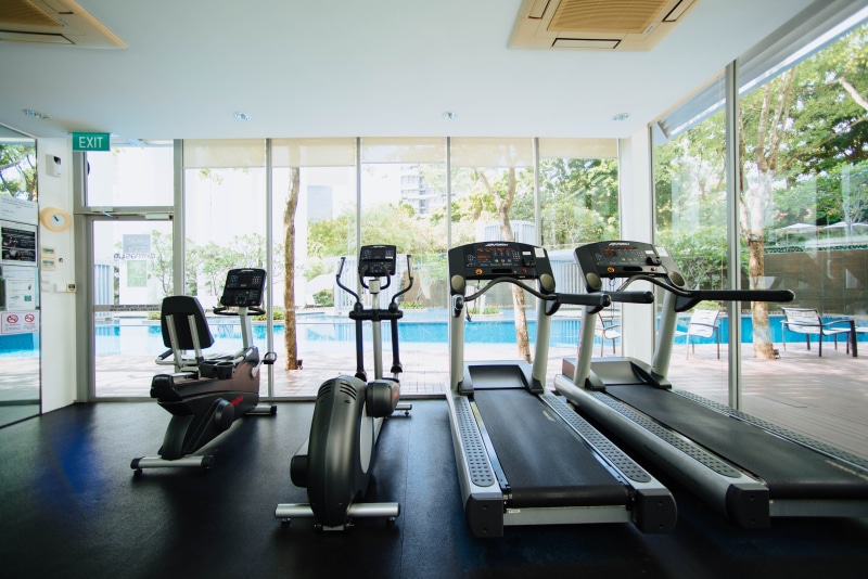 airport terminal, healthy lifestyle, muscular build, camera, indoors, scooter, working out, exercising, exercise equipment, terminal, strength, treadmill