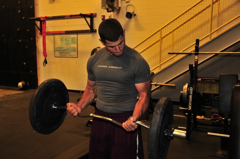 lifestyles, young adult, to tone up, sports training, determination, weights, sports, weight, bodybuilding, barbel, vitality, gymnastics, cross training