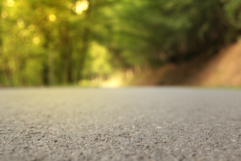 green color, no people, background, outdoors, blurred, gravel, transportation, sunlight, road, 5K, summer, nature, grass, tar, tranquility, working out