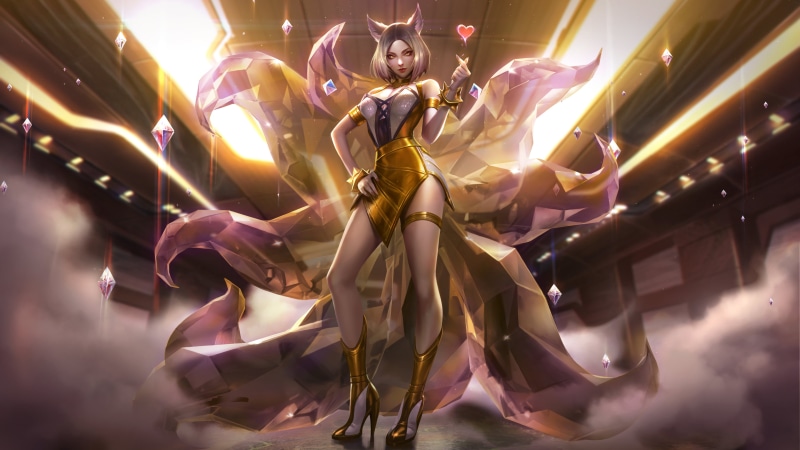 Ahri (League of Legends), 4K, leguage of legens, K/DA