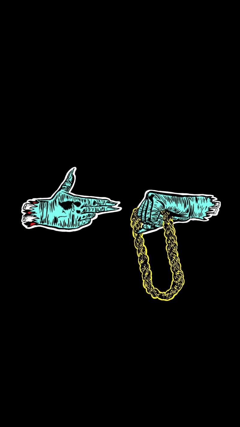 Portrait Display, Run the Jewels, Hip Hop, Simple Background, 1080P