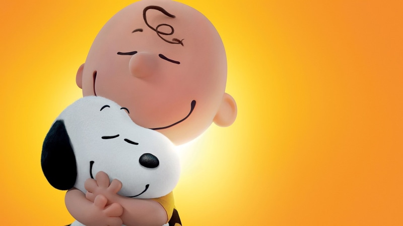 coin bank, colored background, finance, The Peanuts Movie, smiling, currency, dollar sign, anthropomorphic smiley face, Snoopy, 1080P, people, representation