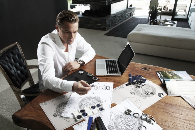white Collar Worker, finance, real people, actor, dicaprio, table, desk, men, sitting, success, busy, males, laptop, front view, paper, one Man Only, holding