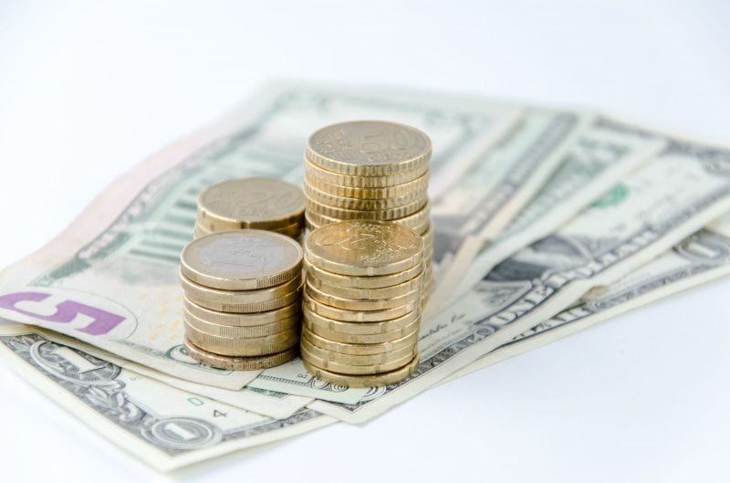 round, banknotes, savings, bank, paying, business, money, bank account, coins, photo, capital, investment, prosperity, forex, dollar, paper currency, gold