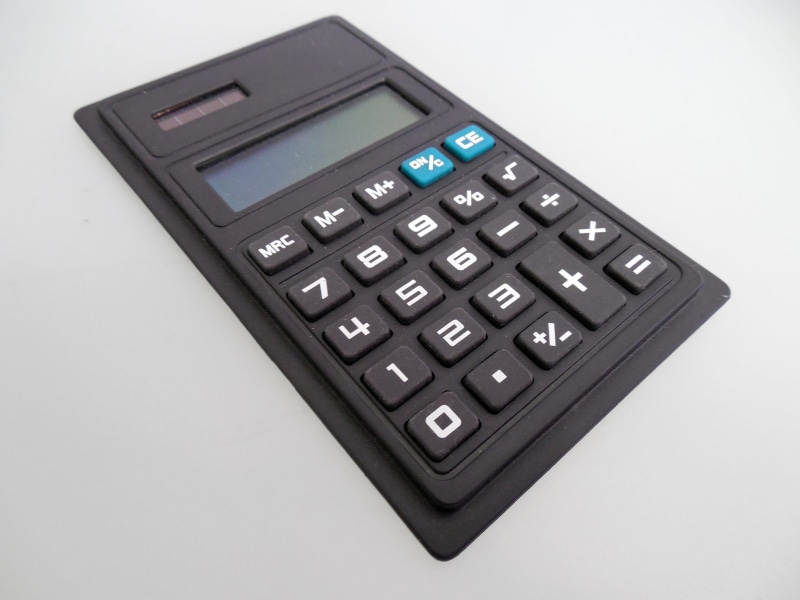 gray, digital, mathematics, calculator, corporate business, keypad, calculating, indoors, close-up, calculation, radhakrishnan, financial advisor, white background