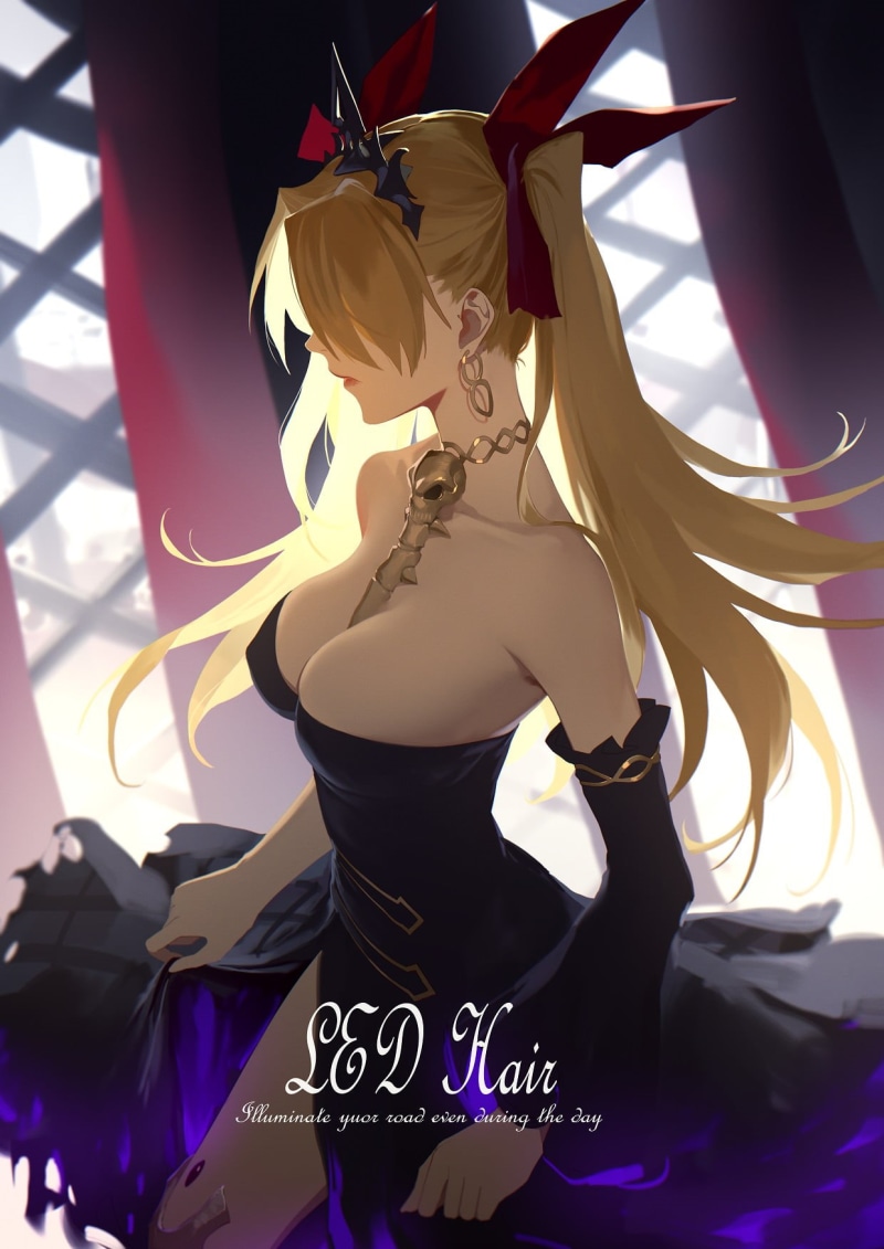 anime girls, Fate/Grand Order, Thankstar404, Ereshkigal (Fate/Grand Order), 720P, anime