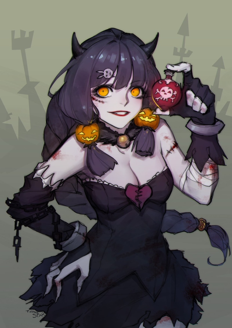 anime girls, Thankstar404, 720P, original characters, anime