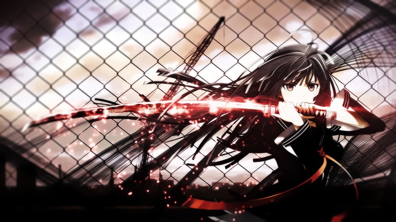 red, outdoors, digital, 1080P, barrier, nature, obsolete, security, Black Bullet, chainlink fence, metal, land vehicle, protection, boundary