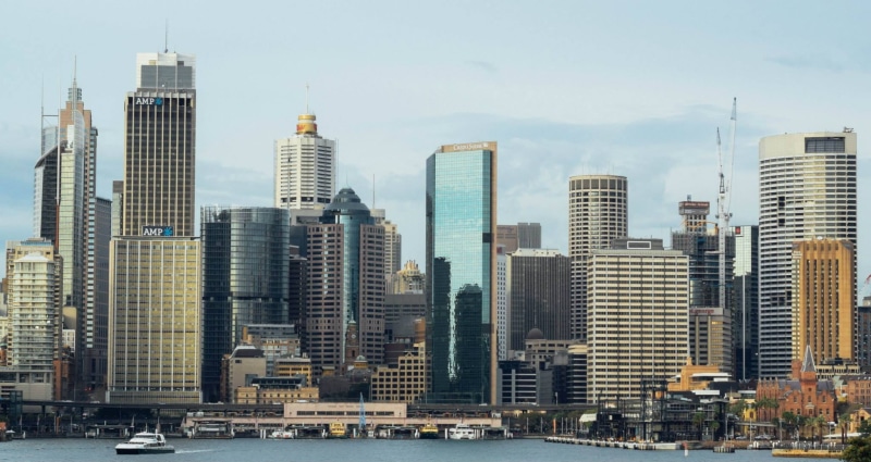 modern, sydney, skyscapers, architecture, built structure, landscape, outdoors, downtown district, financial district, building exterior, spire, tall - high