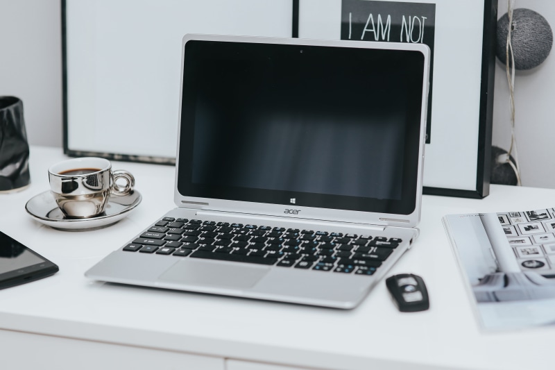 pC, laptop, drink, furniture, communication, tech, technology, portable information device, scandinavian, scandi, wireless technology, white, work, indoors