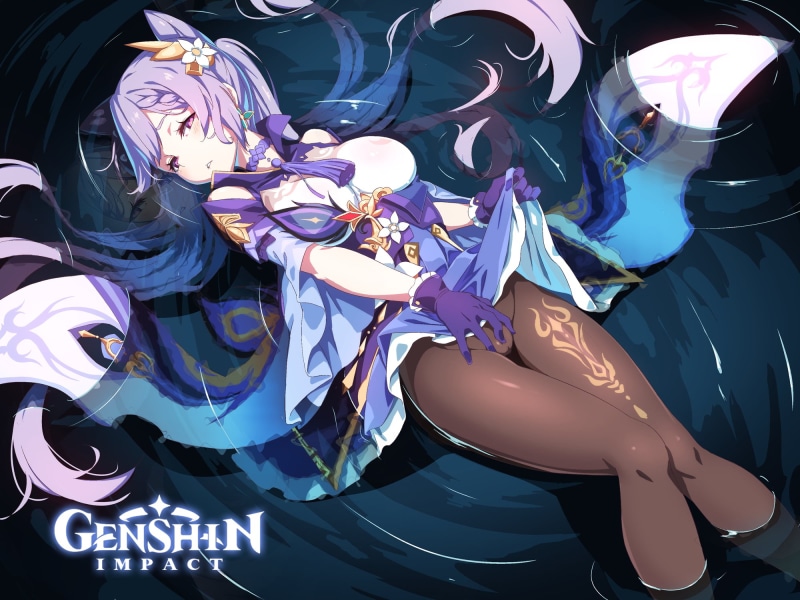 keqing (genshin impact), anime girls, Genshin Impact, 1080P