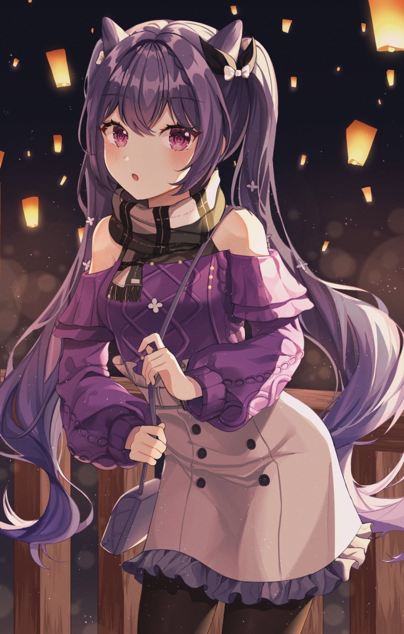 keqing (genshin impact), Genshin Impact, anime girls, 720P