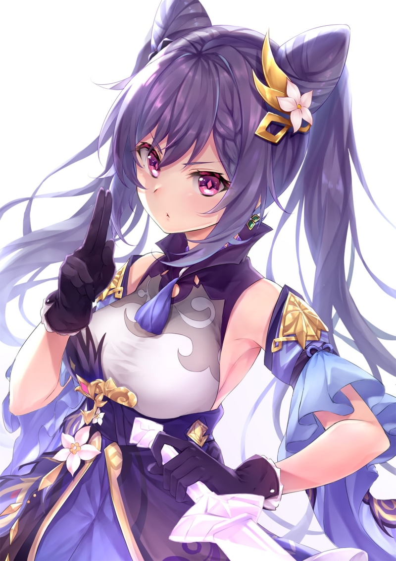 keqing (genshin impact), Genshin Impact, anime girls, 1080P