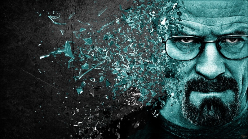 Walter White, selective coloring, 1080P, shattered, Breaking Bad