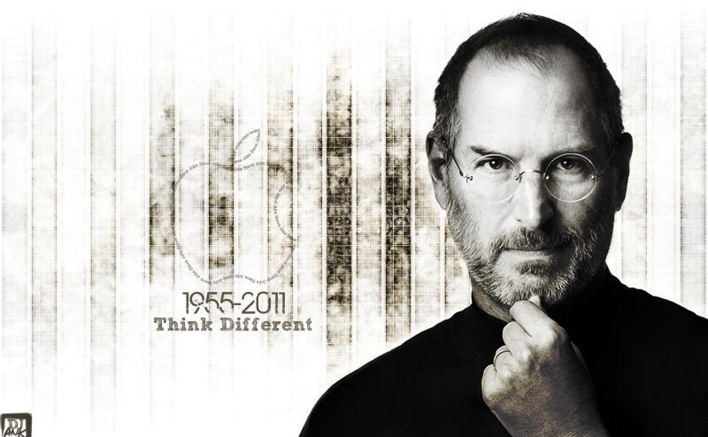 indoors, portrait, thinkdifferent, headshot, men, males, young men, different, adult, contemplation, serious, steve, front view, goldenera, jobs, 4K, beard