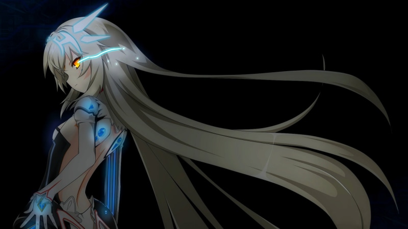 indoors, human representation, studio shot, female likeness, digital, Elsword, anime, character, low angle view, representation, Eve (Elsword)