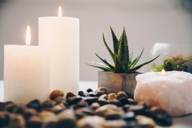 celebration, flame, still life, lifestyles, holiday, Relax, close-up, nature, Spa, decor, candles, plant, decoration, burning, healthy lifestyle, wealth