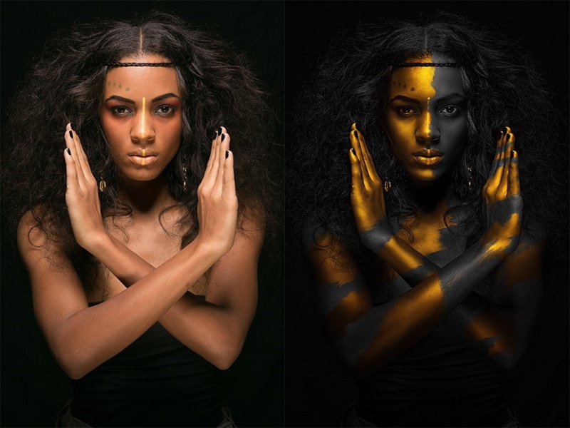 bodypaint, woman, 1080P
