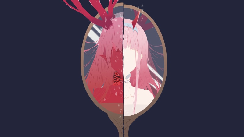 anime girls, Zero Two (Darling in the FranXX), 4K, Darling in the FranXX, Code:002