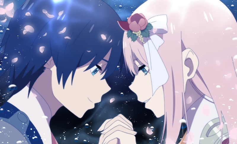 Zero Two (Darling in the FranXX), 1080P, Anime, Darling in the FranXX, Hiro (Darling in the FranXX)