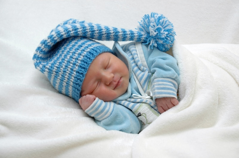 new Life, color Image, child, resting, portrait, baby Girls, napping, boys, baby, blanket, blue, face, furniture, 2K, childhood, newborn, tranquil Scene