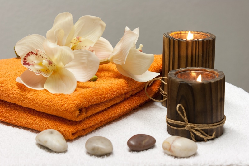 near, relax, food, still life, spa, wooden, brown, luxury, flower, aromatherapy, holder, massage, beauty spa, relaxing, recover, candle, physio, close-up