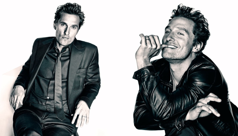 male Beauty, isolated On White, caucasian Ethnicity, laughing, portrait, cheerful, males, three quarter length, leather jacket, white, isolated, smiling