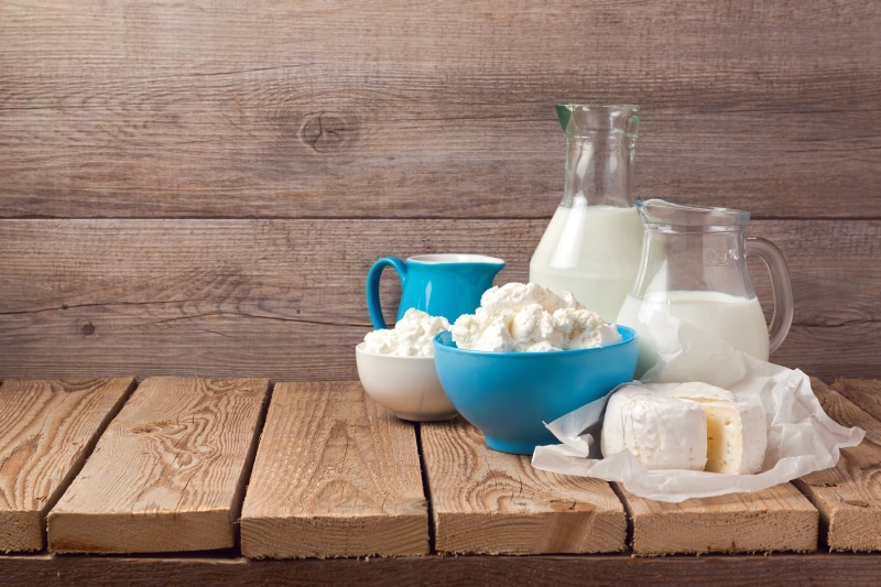 Board, 2K, milk, bokeh, pitchers, bowls, cheese, dairy products