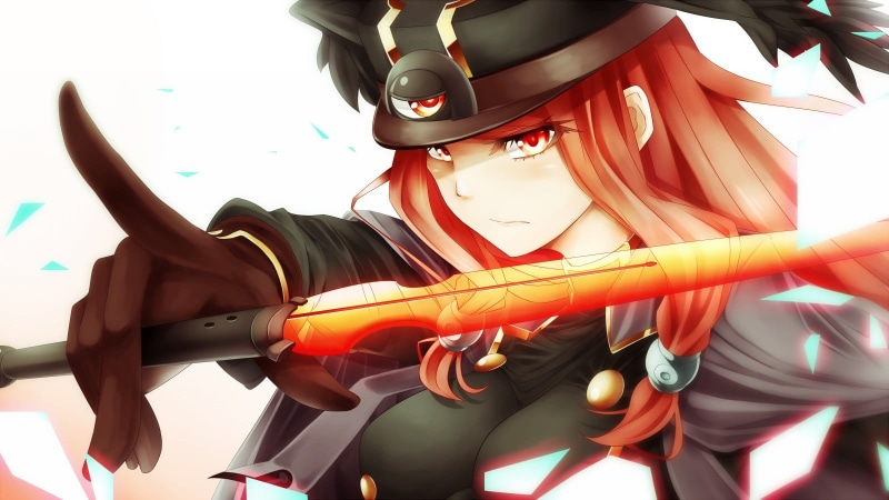 720P, short sword, video games, arts culture and entertainment, costume, close-up, readhead, low angle view, representation, no people, art and craft