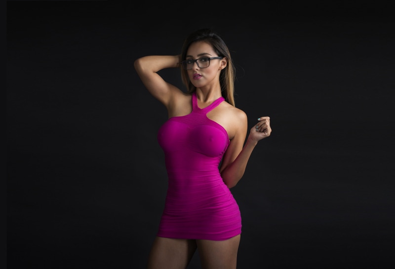 young Women, adult, cute, women, the Human Body, girl, athlete, muscular Build, brunette, s, looking, fashion Model, hand, halter, backgrounds, dress, makeup