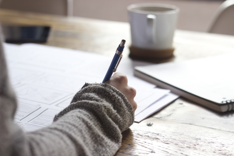 day, furniture, table, writing, notepad, unrecognizable person, creative, handwriting, photo, meeting, close-up, business, coffee, notebook, desk, indoors