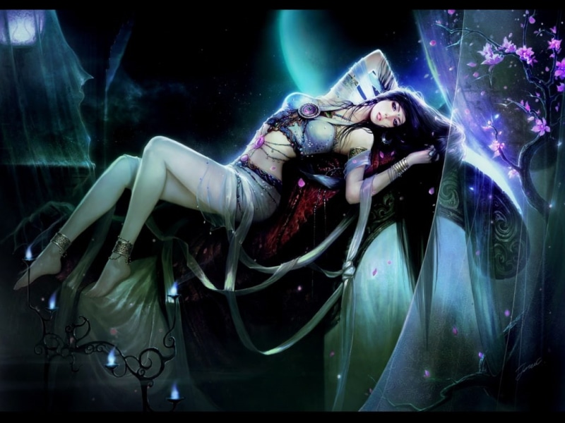 x, 480P, candlebra, belly chain, bracelets, hd, abstract, anklets, beautiful, 1920x1200, fantasy, art, CG
