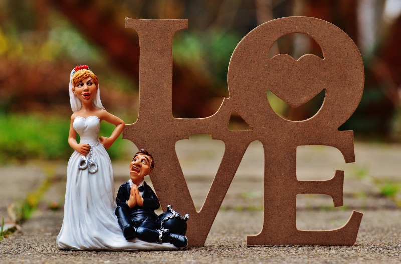 happiness, day, young adult, spouses, groom, nature, connection, smiling, people, fashion, married, decoration, handcuffs, beautiful woman, suppression
