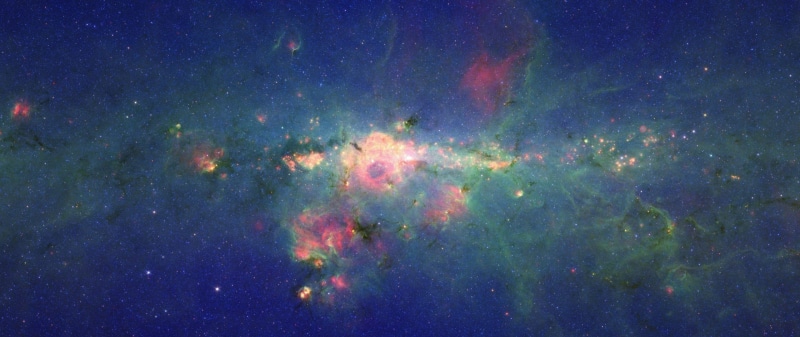 ultra-wide, nature, no people, luminosity, mystery, sky, space, beauty in nature, multi colored, blue, illuminated, space exploration, galaxy