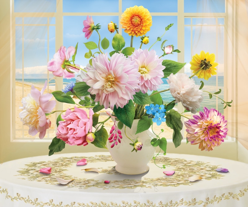 close-up, springtime, arrangement, pink, flower, floral still life, petal, indoors, 2K, plant, flower head, vase, fragility, nature, beauty in nature